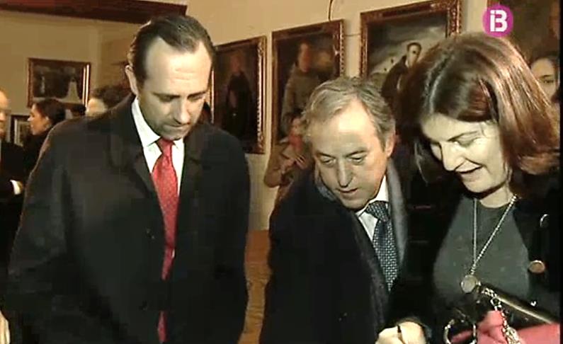 Presidente Bauza y Presidente Fundacion Casa Serra en Museo